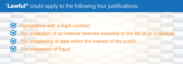 four lawful justifications